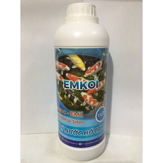Vi Sinh Xử Lý Nước Hồ Cá Koi ( Emkoi ) Bị Đục, Xanh, Rêu, Vàng - CHẾ PHẨM EMZEO