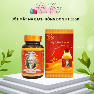 Bột Mặt Nạ Thảo Mộc Bạch Hồng Đơn 50gram - Sạch sâu,Thải Độc, Hút Nhờn, 100% từ thiên nhiên - Hàng Chuẩn Công Ty