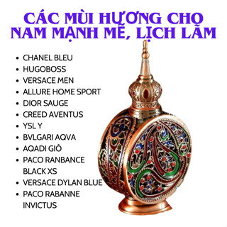 Tinh dầu nước hoa Dubai Nam nhiều mùi hương cho phái mạnh nam tính mạnh mẽ lịch lãm trẻ trung