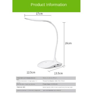 Đèn Led Table Lamp 3 Mode Dimmable Touch Sensor Eye Protection Lamp