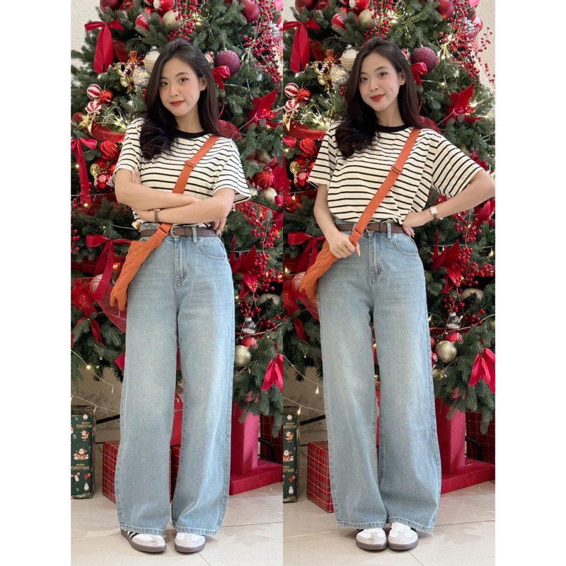 Áo Thun - 7929 - Kẻ Ngang - A