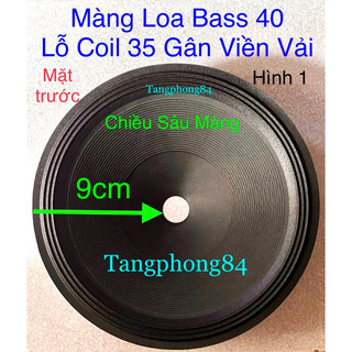 Màng loa bass 40 lỗ coil 35mm . giá bán 2 cái 260k