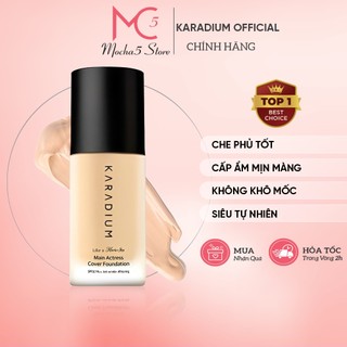 Kem nền lọ KARADIUM MAIN ACTRESS Cover Foundation mịn màng không tì vết