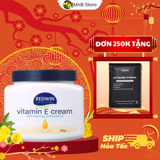 Kem dưỡng ẩm toàn thân Redwin Vitamin E Cream, kem nẻ vitamin E 300g
