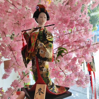 Búp bê geisha dáng đứng 30cm