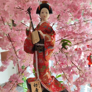 Búp bê geisha dáng đứng 30cm