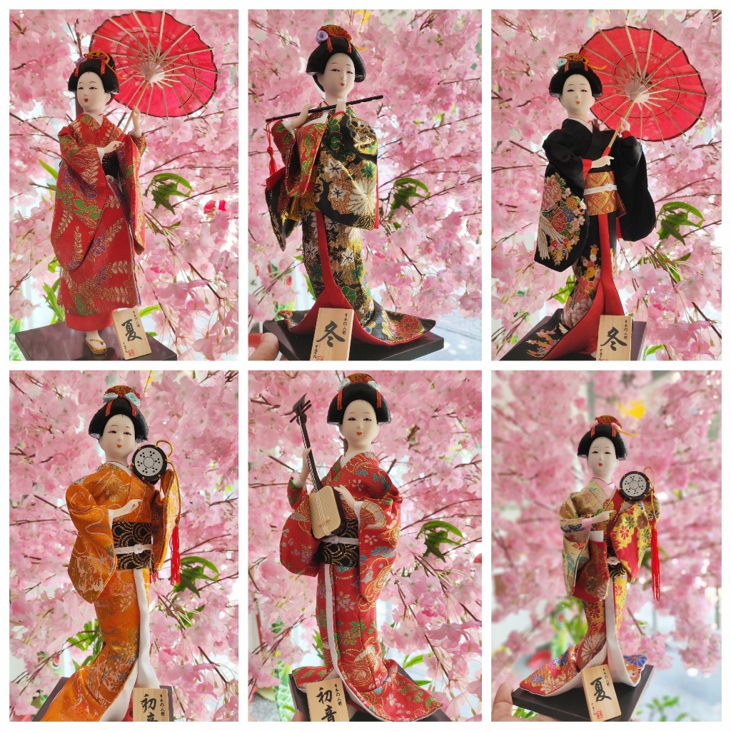Búp bê geisha dáng đứng 30cm