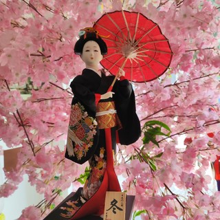 Búp bê geisha dáng đứng 30cm