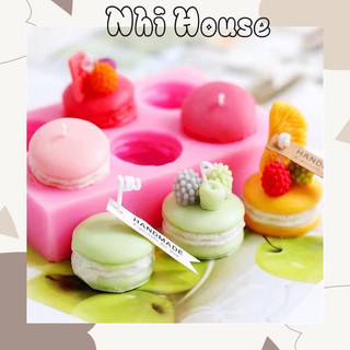 Khuôn silicon 4D hình macaron