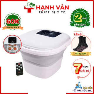 BỒN NGÂM CHÂN MASSAGE GẤP GỌN ĐA NĂNG MISUKO FB-91, BỒN NGÂM CHÂN MASSAGE BI LĂN KẾT HỢP LÀM ẤM TRỊ LIỆU