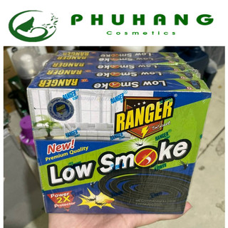 Combo 10 hộp nhang đuổi muỗi ít khói ranger dạng khoanh thái lan