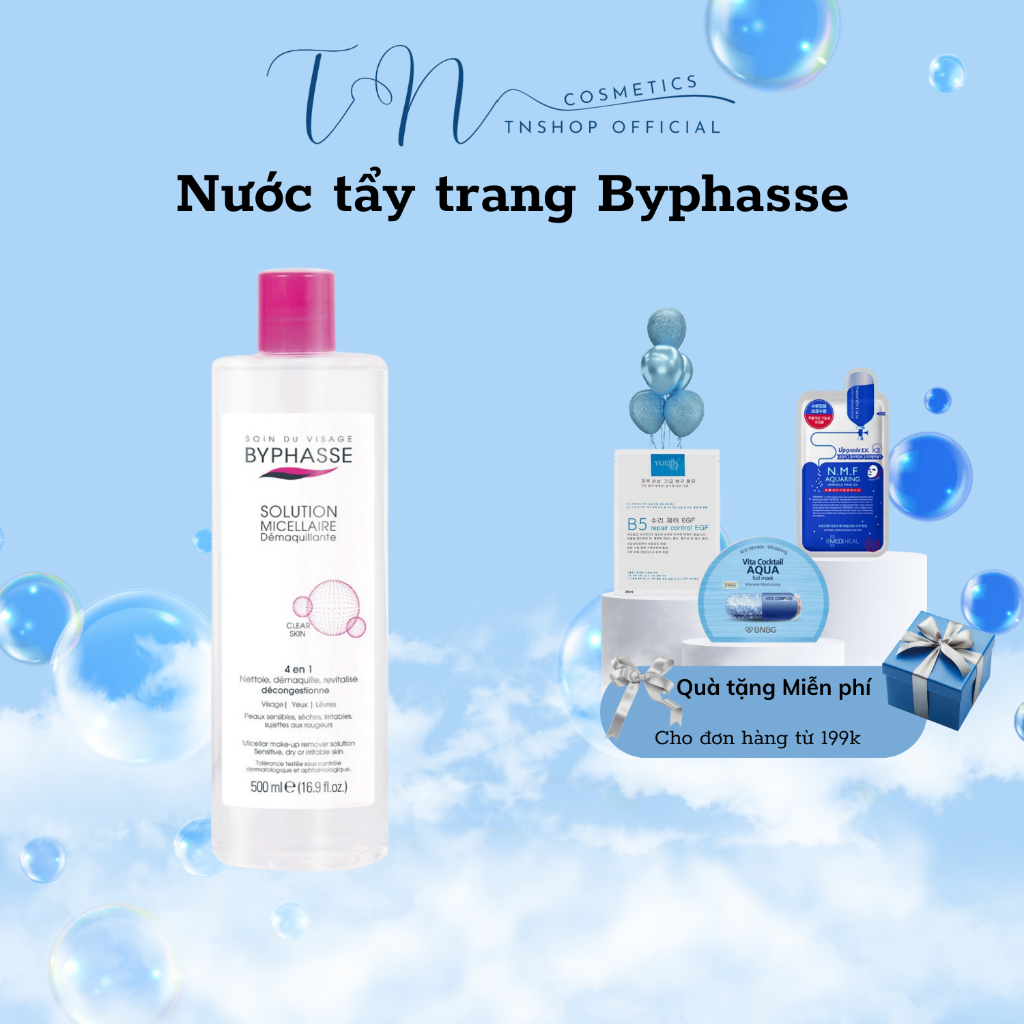 Nước Tẩy Trang Sạch Sâu Byphasse Micellar Make-up Remover Solution 500ml