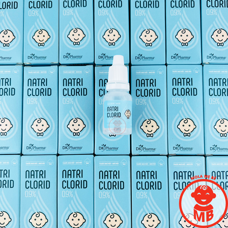 Nước muối sinh lý cho bé natriclorid 0,9% hộp 10ml