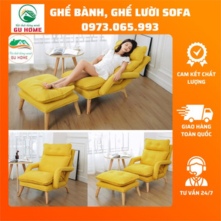 Ghế bành, ghế lười sofa giường cao cấp kèm đôn M040