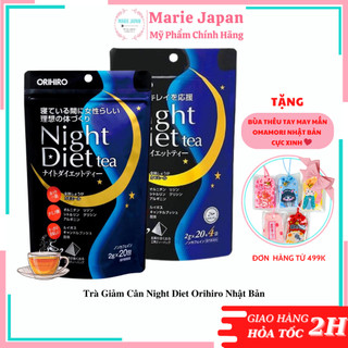 Trà Giảm Cân Night Diet Orihiro Nhật Bản