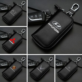  Móc Khóa Ô Tô Da Thật Cao Cấp Có Logo Theo Hãng Xe - Túi Đựng Chìa Khóa Xe Hơi Có Dây Kéo Đa Năng Siêu Đẹp Và Tiện Lợi 