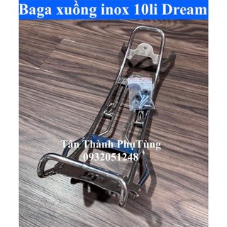 Baga xuồng Inox 10li Dream loài dày kèm ốc và cao su phutungxe