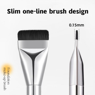 Cọ dẹt tán kem nền mỏng nhẹ cán bạc