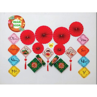 Combo trang trí tết xuân