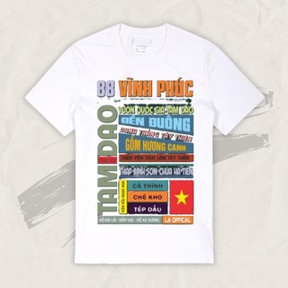 Áo thun unisex 63 Tỉnh Thành 88 Vĩnh Phúc