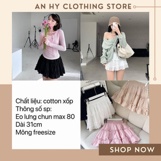 🎏 new in - mona skirt 🌷💕🍃chân váy xoè viền tầng