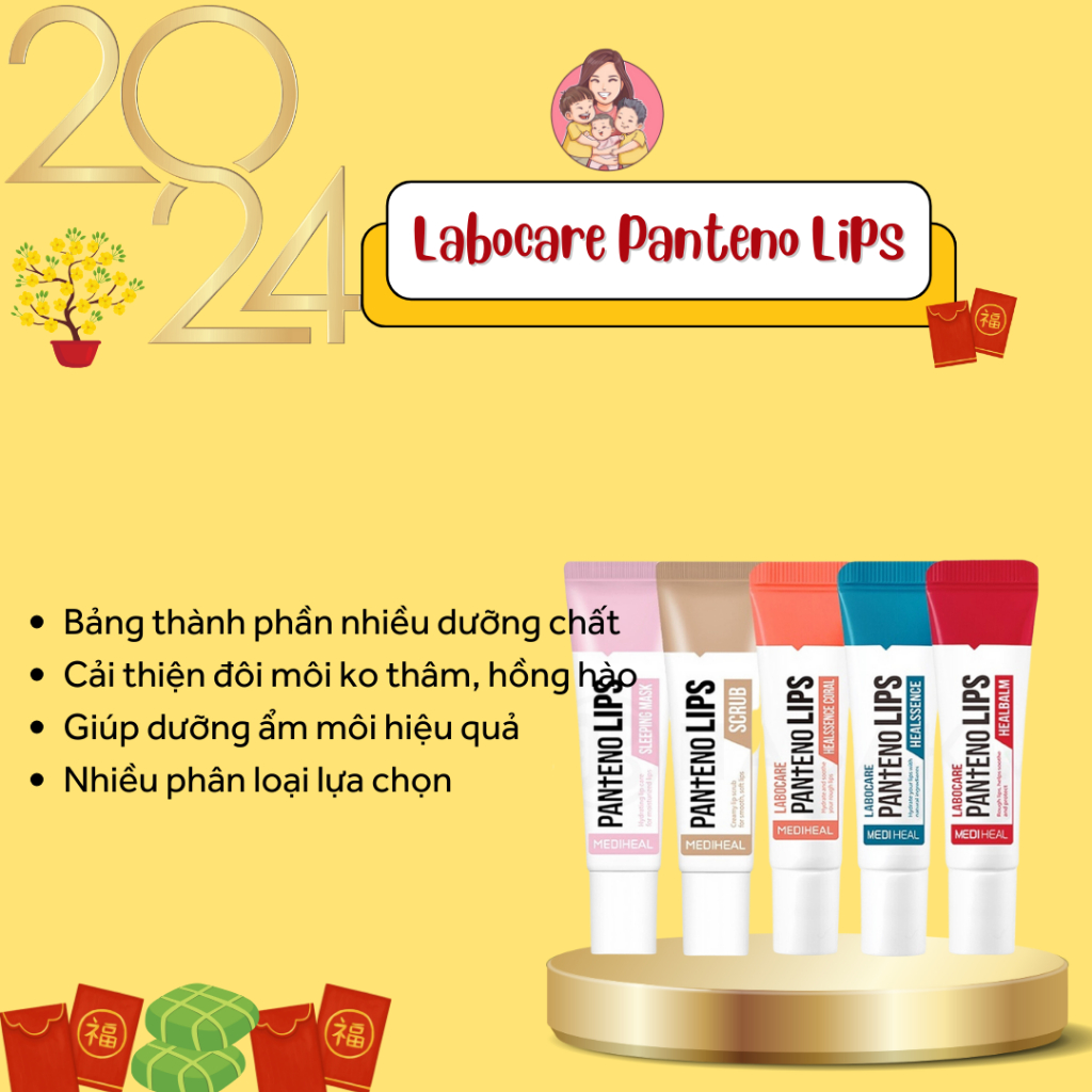 Son Dưỡng Môi Labocare Panteno Lips 10ml