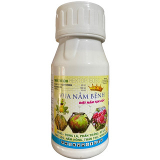 Thuốc trừ bệnh phấn trắng, nấm hồng, rỉ sắt, đốm đen, vàng lá, rụng lá hoa hồng, cam, sầu riêng, lúa| Vua nấm bệnh 240ml