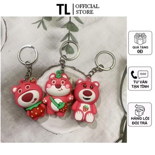 Móc khóa Gấu dâu siêu cute