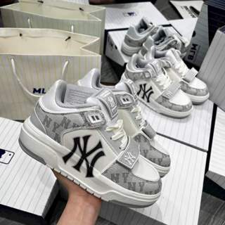 [CHÍNH HÃNG] GIÀY MLB CHUNKY LINER STRAP MONO Xám Trắng Chuẩn AUTH Bao Check 36_43