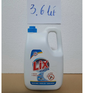 Nước lau sàn Lix 3.6 lít đuổi muỗi côn trùng an toàn thơm ngát