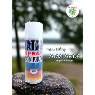 Sơn xịt màu trắng atm spray mã a200
