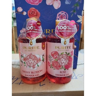 Sữa tắm purite mềm mịn hoa hồng 500ml
