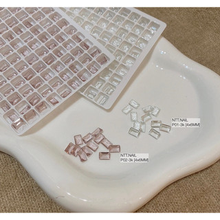 Đá khối chữ nhật trong 4x6mm
