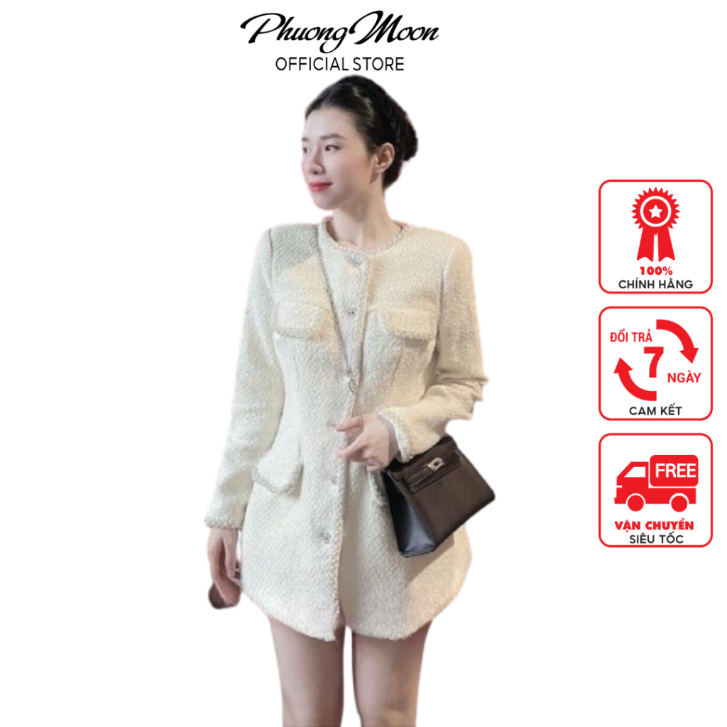 Váy dạ nữ PHUONGMOON, thiết kế dáng mini trẻ trung