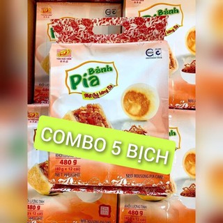 Combo sỉ 5 bánh pía chà bông bò