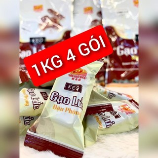 Combo sỉ 1 kg 4 gói gạo lứt đậu phộng