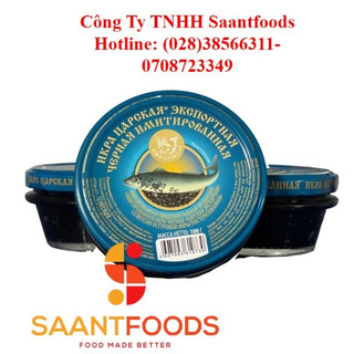 Trứng cá tầm đen nga tsar caviar - 100g