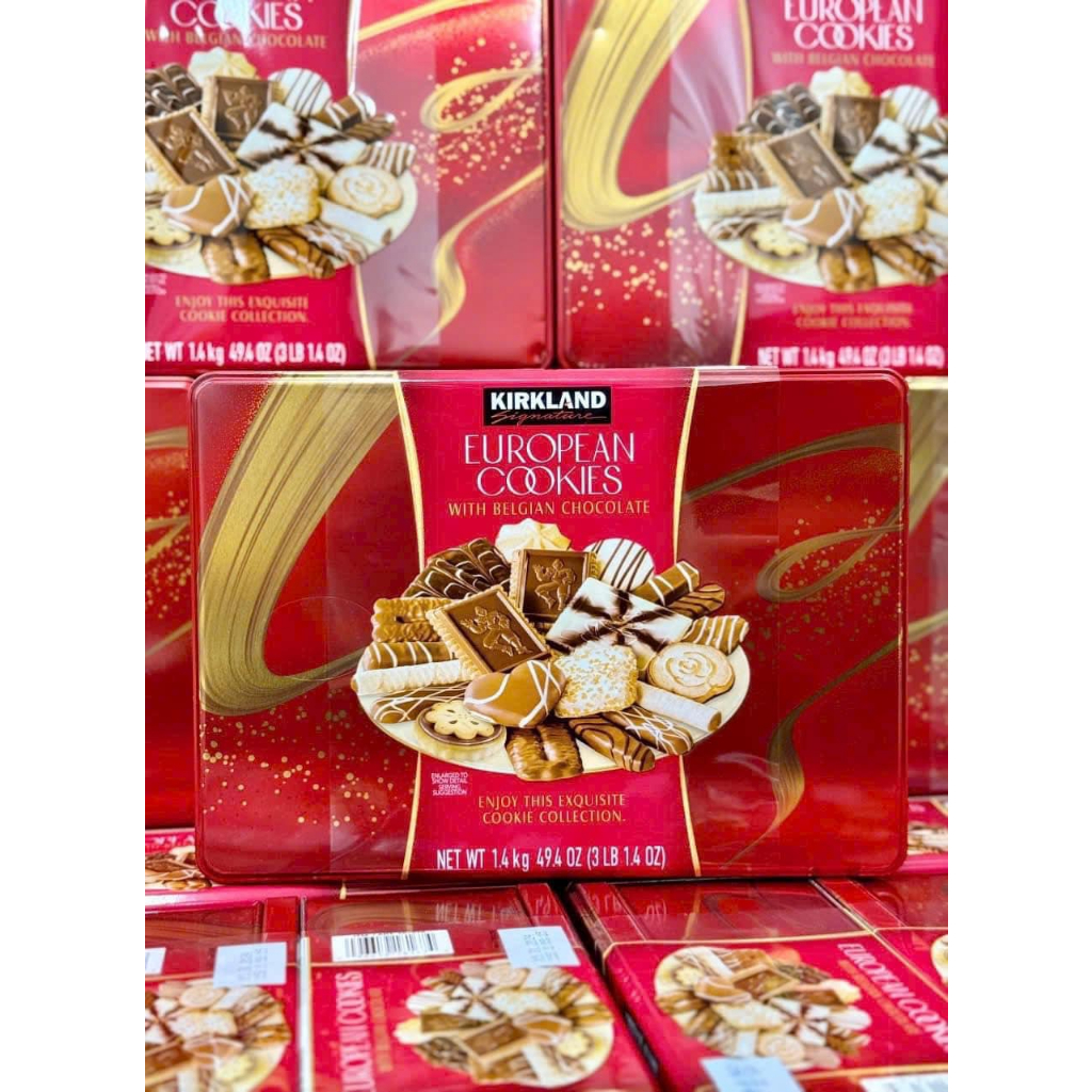 Bánh Chocolate Kirkland European Cookies Của Mỹ hộp 1,4kg