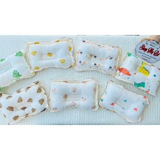 Gối xô sơ sinh boona gối lõm chống méo đầu cho bé