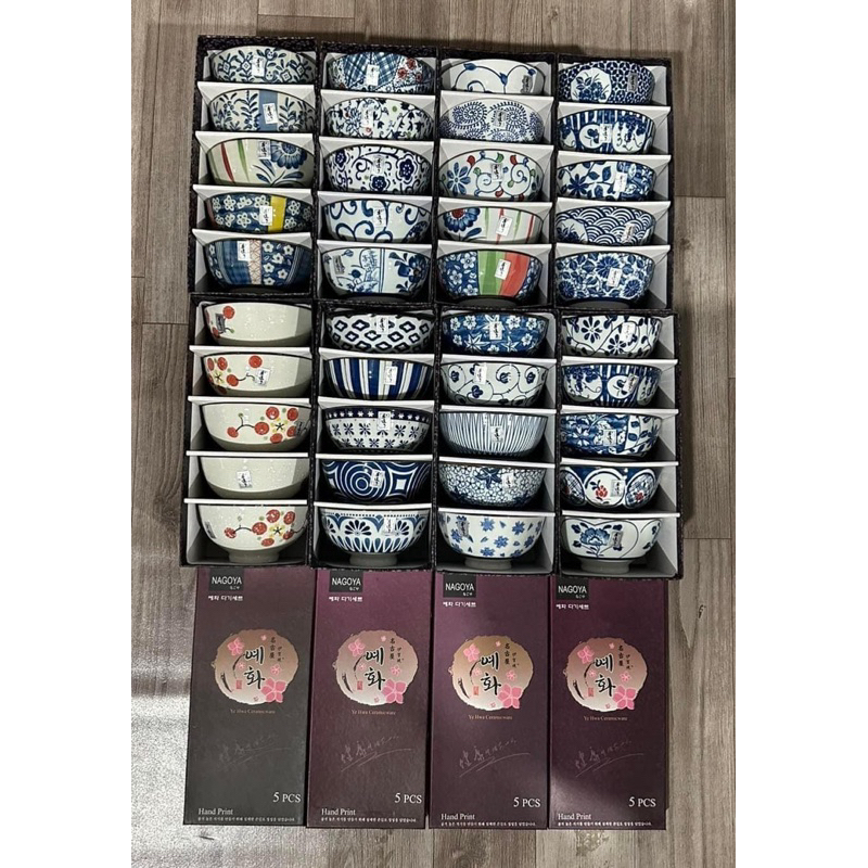 set bát ăn gốm sứ nội địa Nhật
