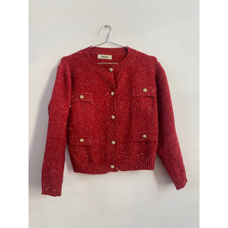 Pass áo cardigan kim tuyến