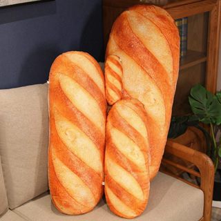 Thú bông hình ổ bánh mì 3D siêu thật độc đáo (25cm--->100cm) Gối ôm ổ bánh mì 3D mềm mại êm ái, hàng cao cấp
