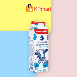 Sữa tươi thanh trùng không đường Long Thành Lothamilk