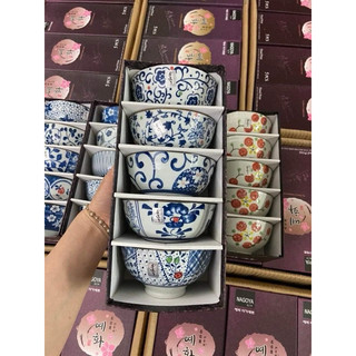 set bát ăn gốm sứ nội địa Nhật