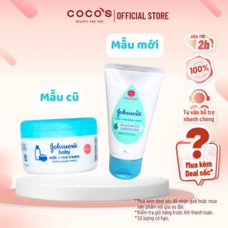 ✅Kem dưỡng ẩm Johnson's Baby Milk Cream 50g