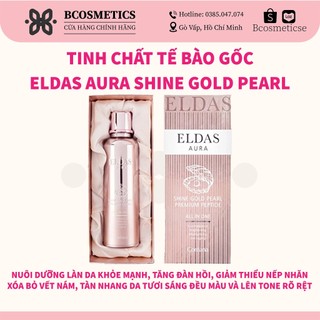 Tinh Chất Tế Bào Gốc Eldas Aura Shine Gold Pearl Premium Peptide All In One Coréana