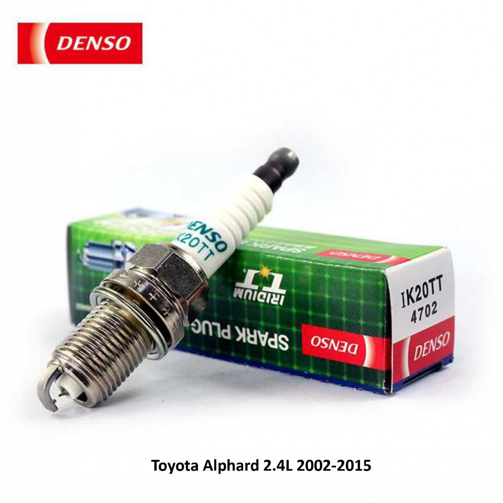 Bộ 4 Bugi xe Toyota Alphard 2.4L 2002-2015 của Denso mã IK20TT