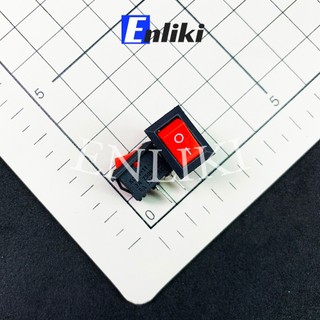 3a 250v công tắc kcd11 2p 15x10mm đỏ