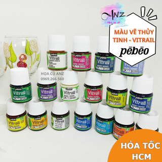 Màu vẽ kính / thủy tinh , màu vitrail, màu pebeo dòng transparent
