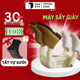 Máy Sấy Giày SHOE BOX 3 Chức Năng [ bảo hành 3 năm ], Máy Khử Mùi Giày Bằng Tia Cực Tím Loại Cao Cấp